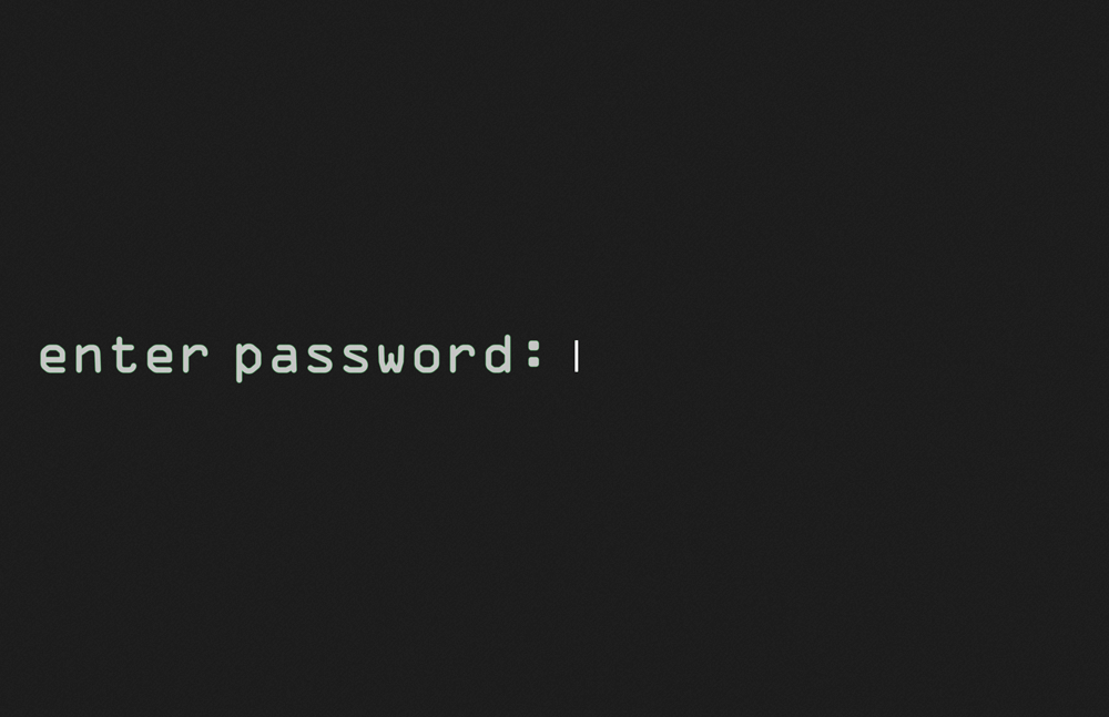 enter password:...