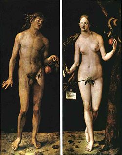 Диптих Адам и Ева...