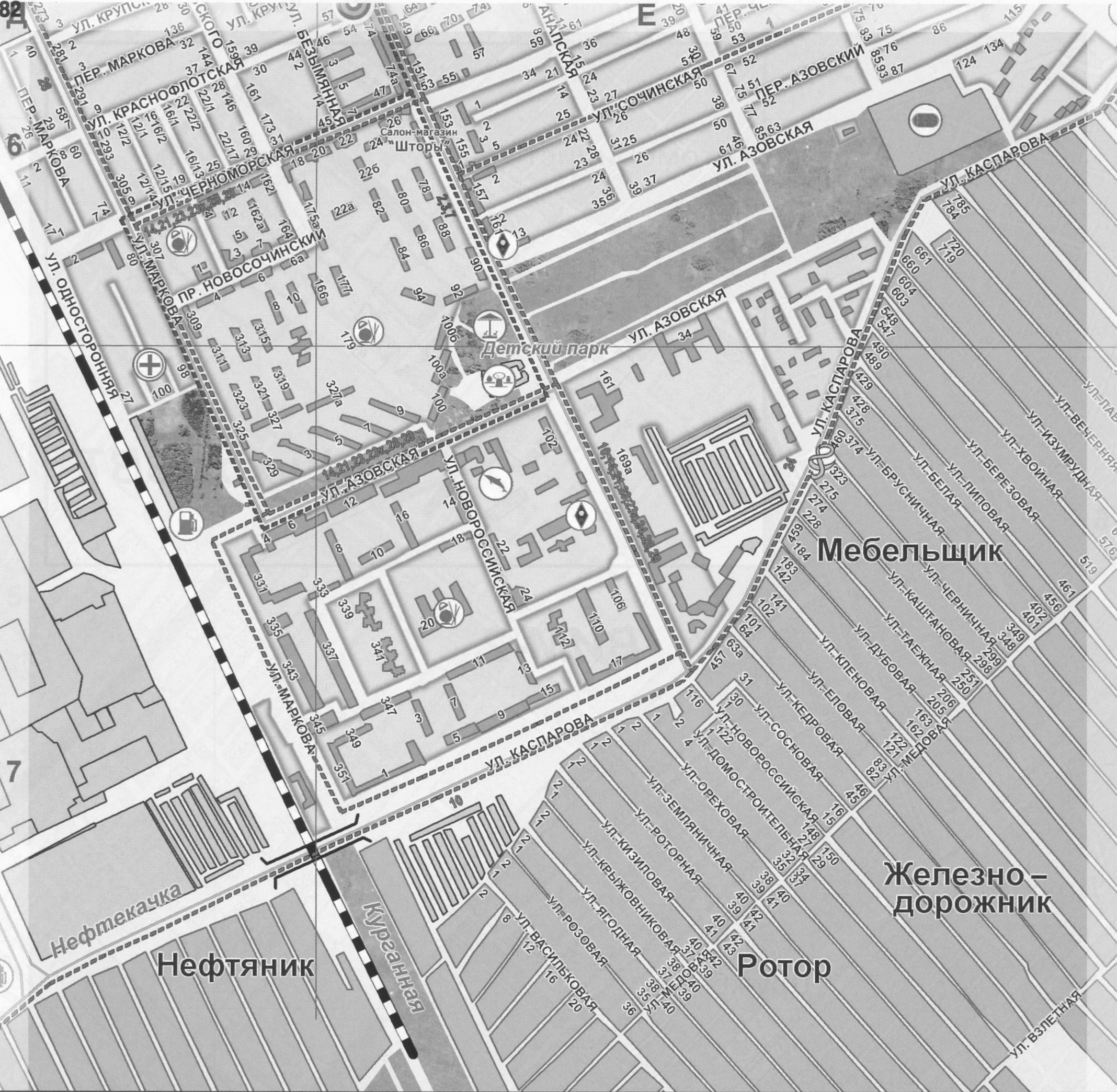 Каспаровские дачи армавир карта