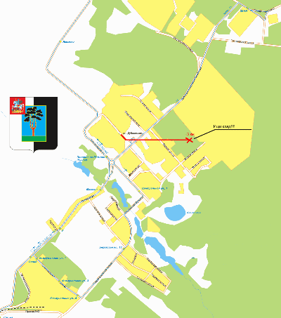 Старая карта ногинска